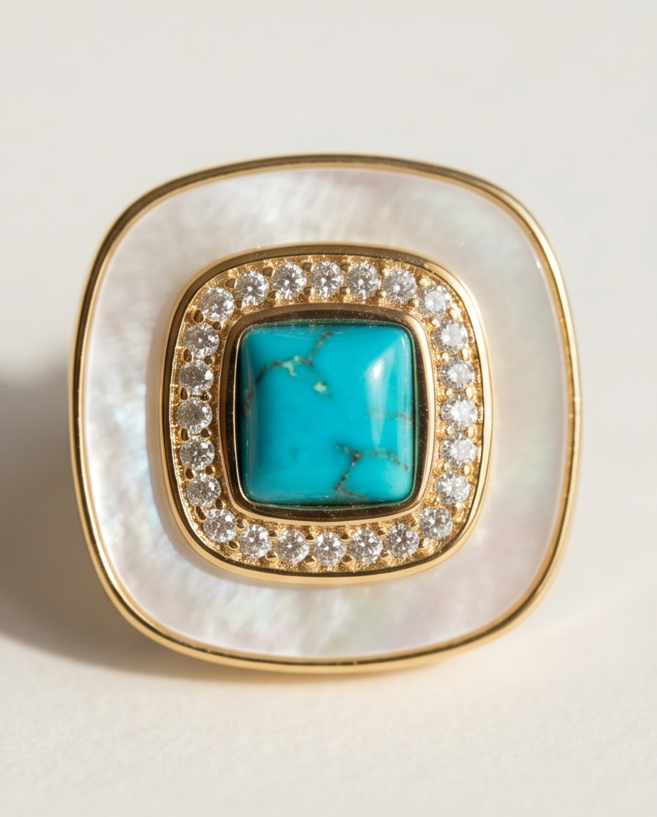 Mini turquoise earrings