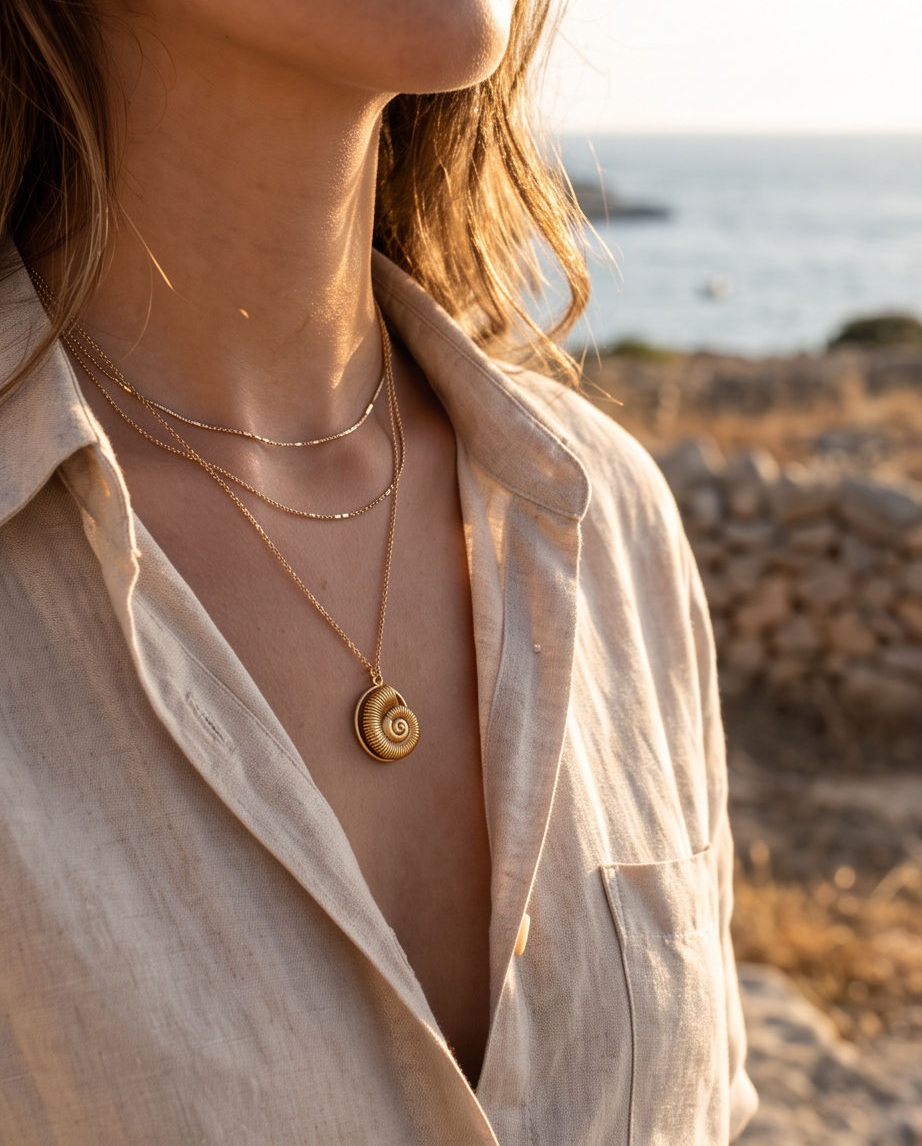 Little seashell necklace