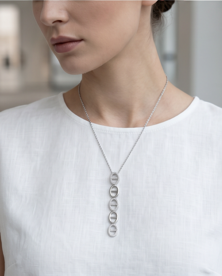 Vivian necklace (silver)