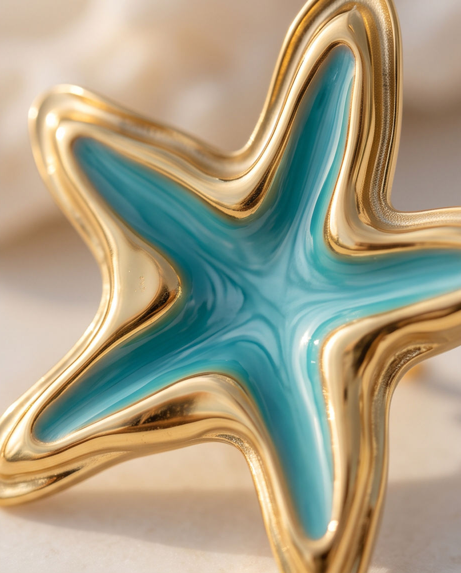 Big starfish (turquoise)