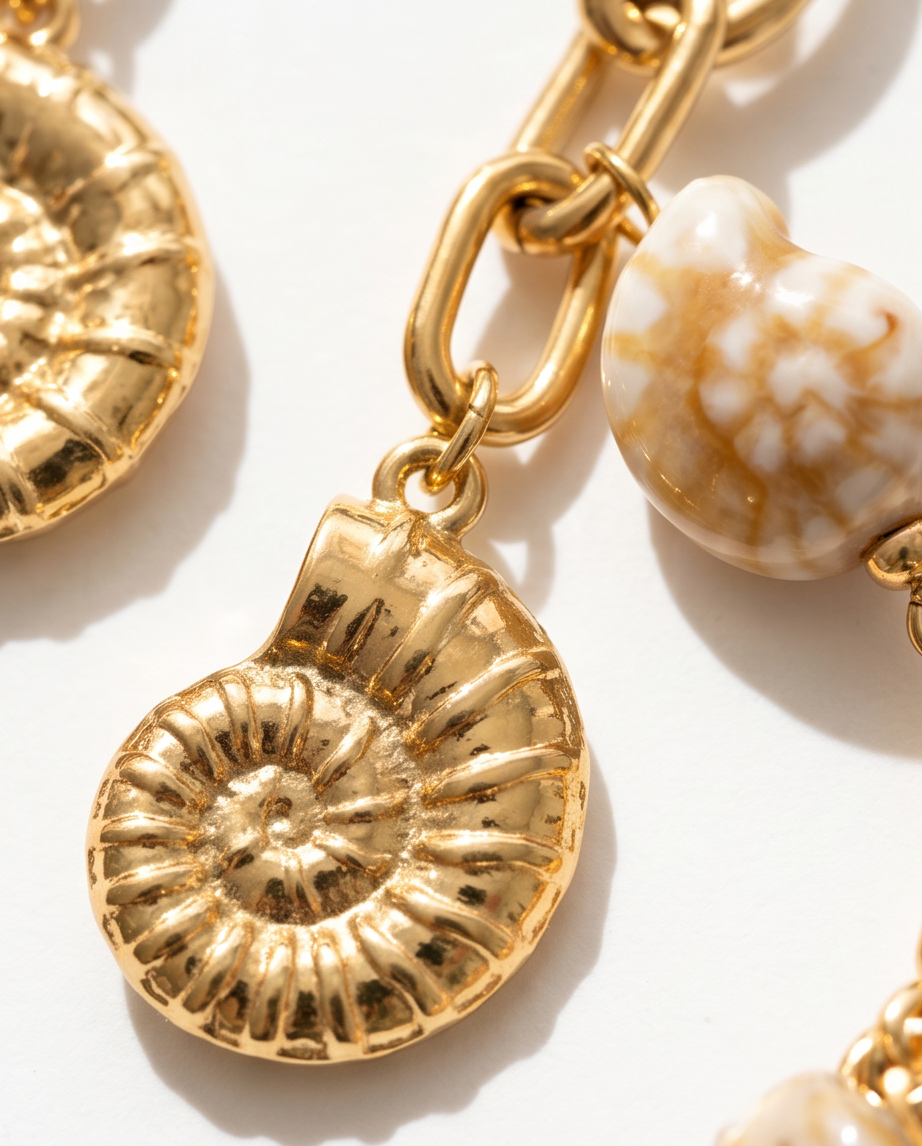 Seashell earrings