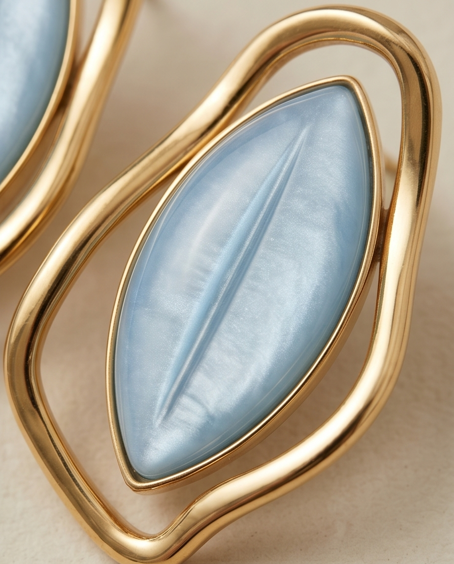 Emeline earrings (light blue)