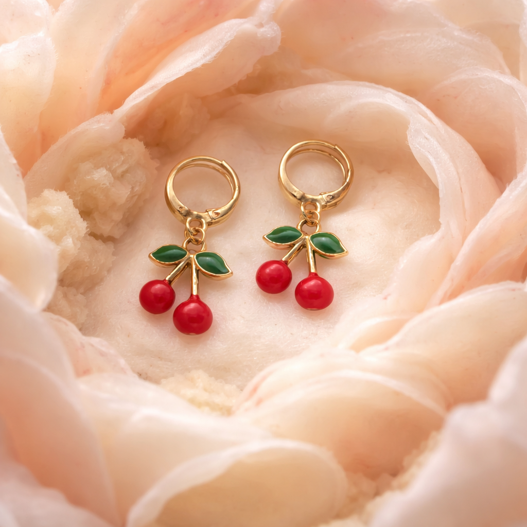 Cherry earrings