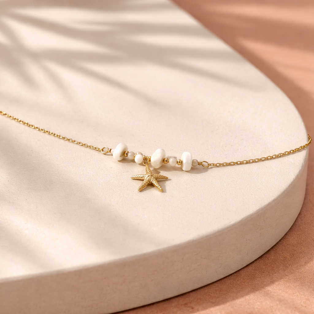 Starfish anklet
