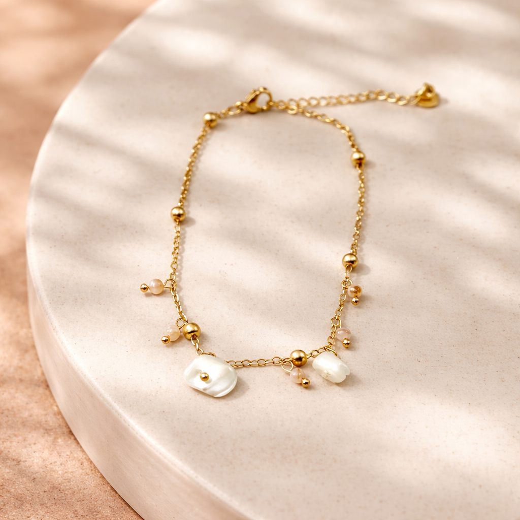 Gerbera anklet