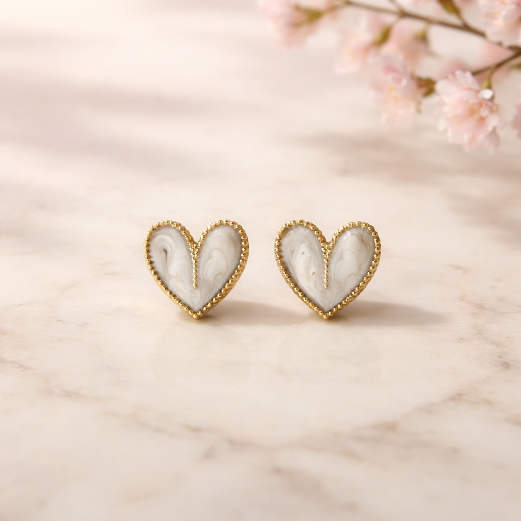 Little hearts ( white)