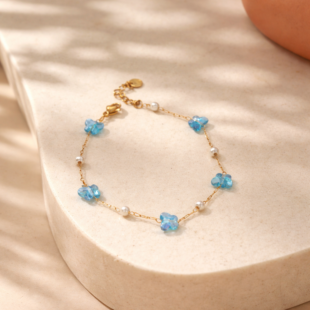 Butterfly anklet