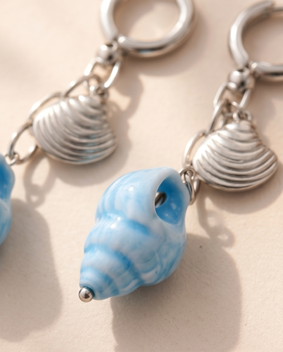 Oceania earrings (silver)