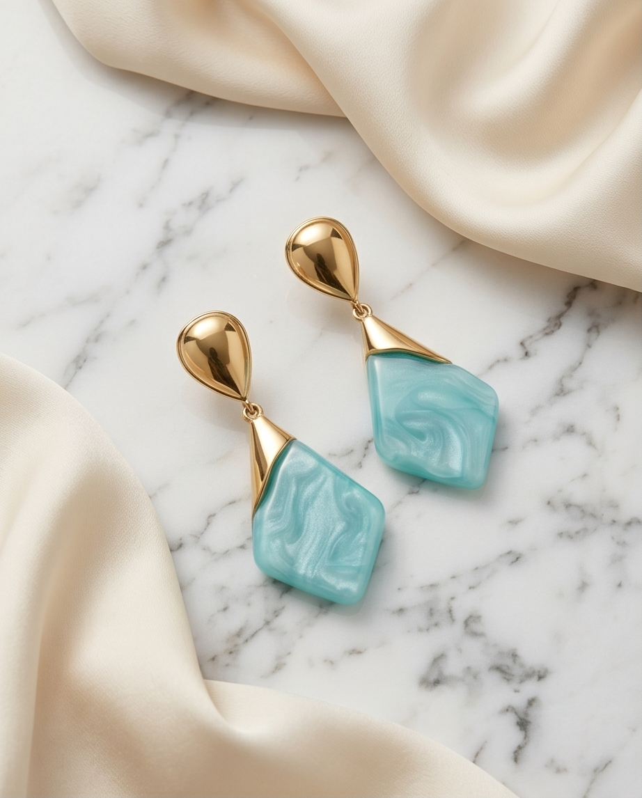 Bibiane earrings (turquoise)