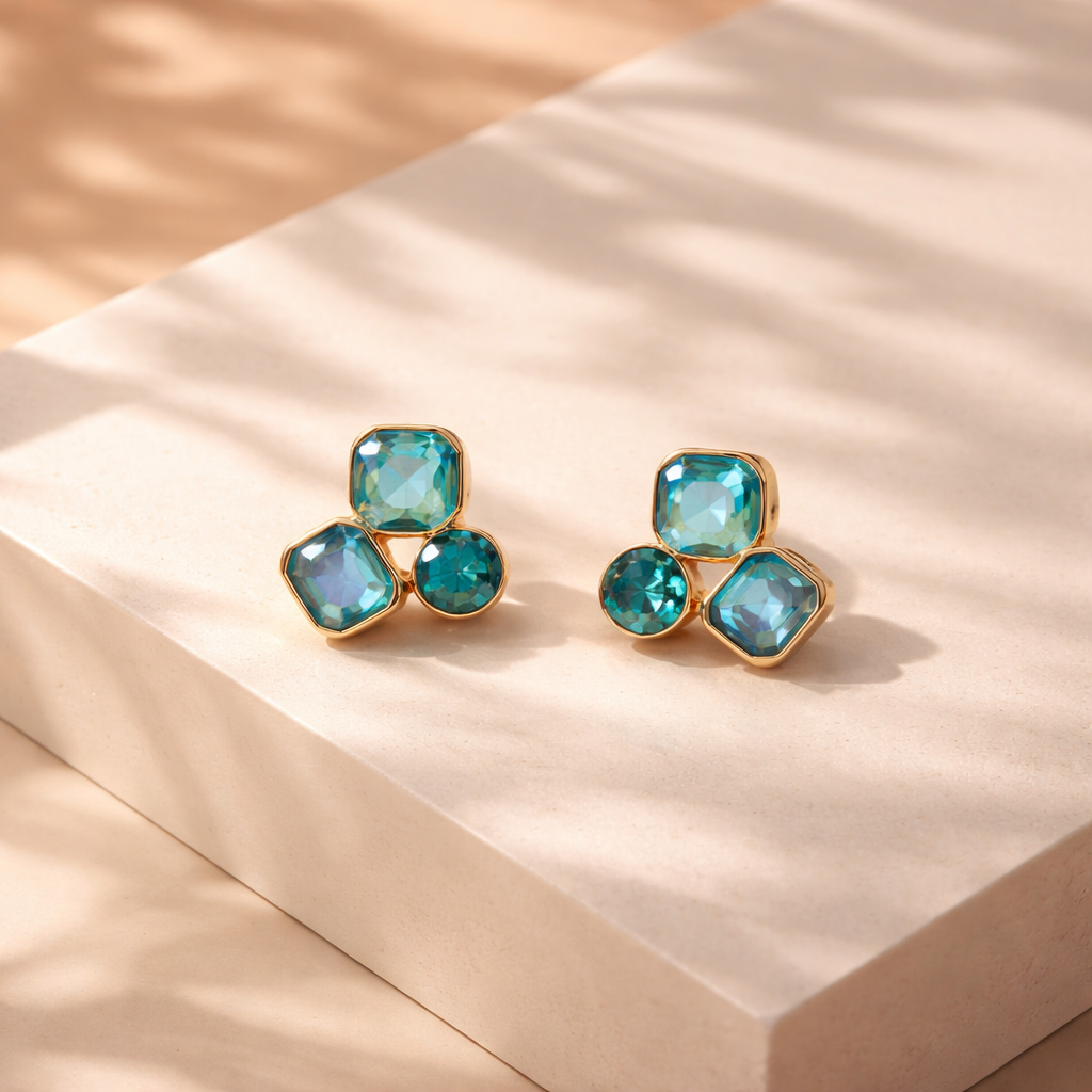 Landina earrings (turquoise)