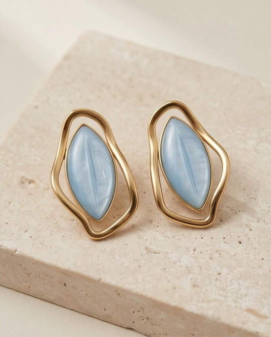 Emeline earrings (light blue)