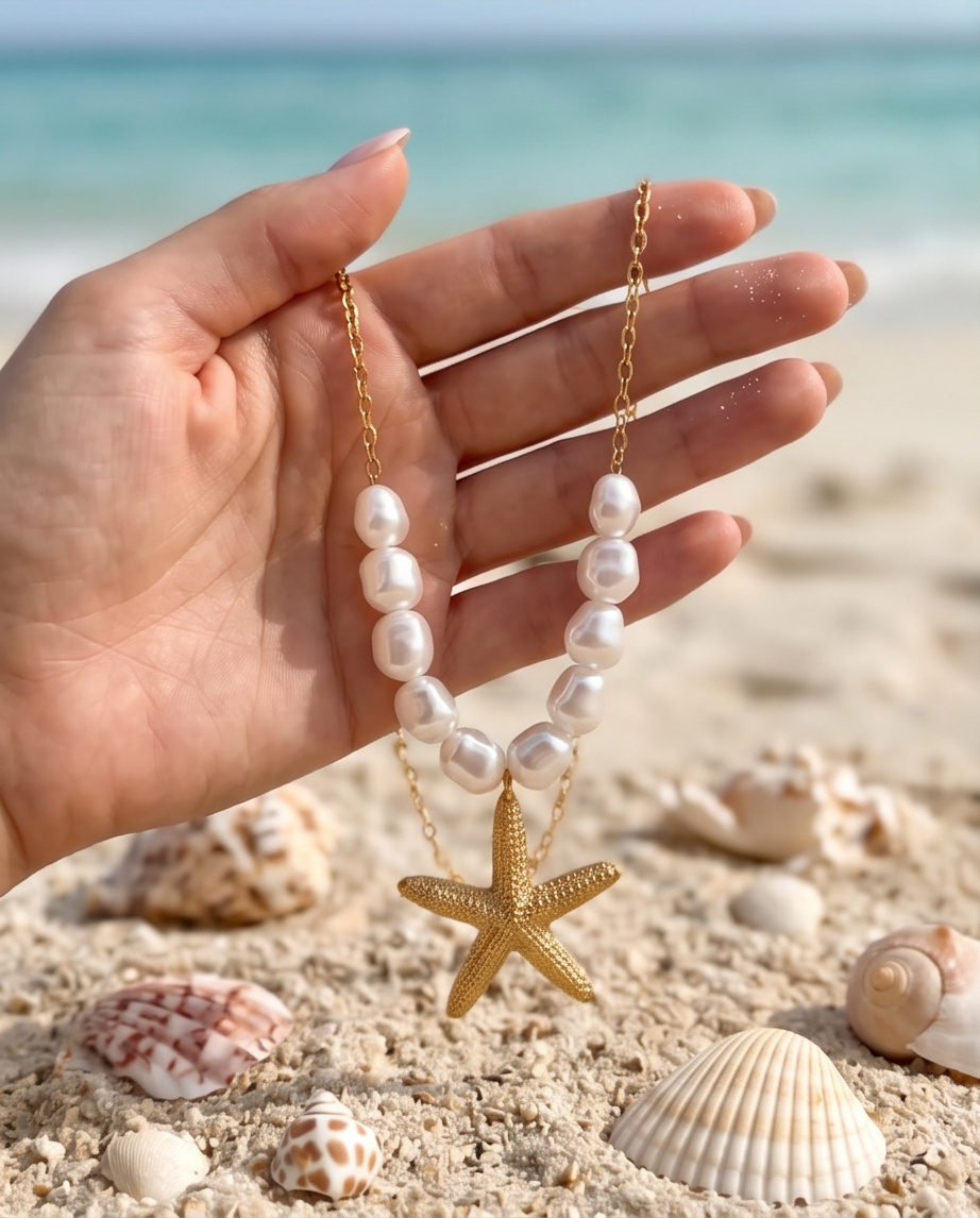 Big starfish necklace