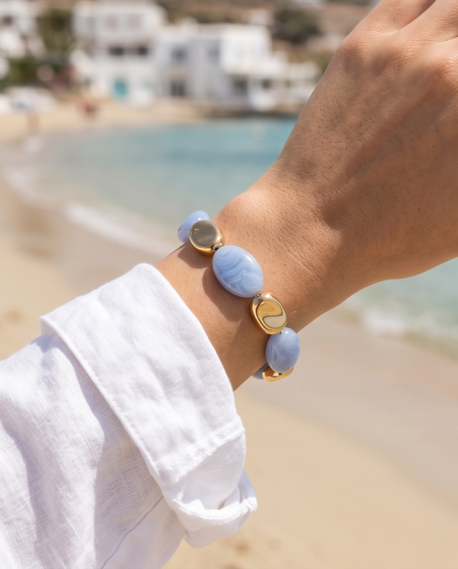 Areti bracelet (blue)