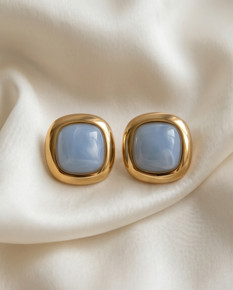 Diana earrings (blue)