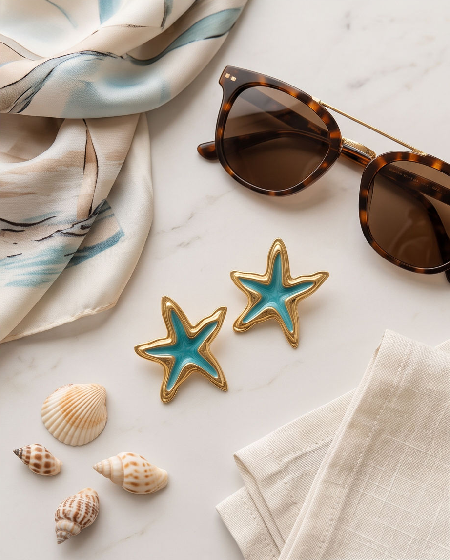 Big starfish (turquoise)