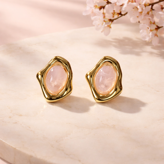 Ofelia earrings(light pink)