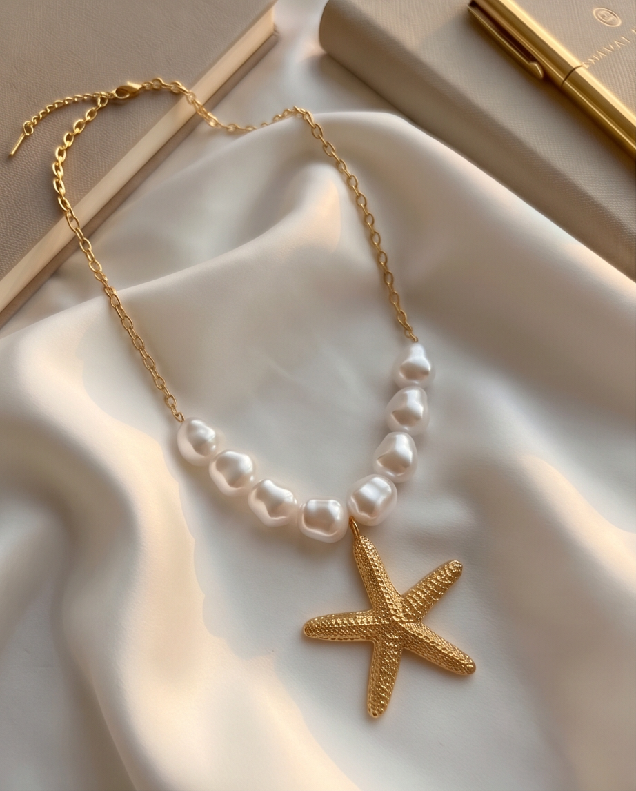 Big starfish necklace