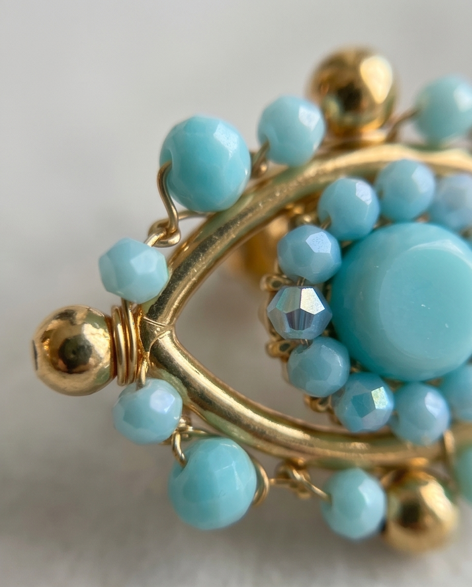 Eyelyne earrings (turquoise)