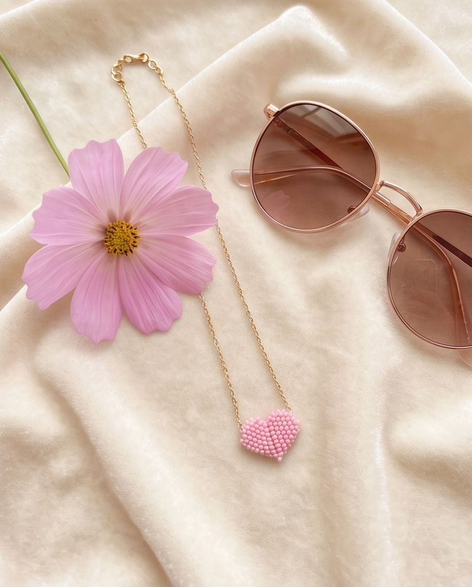 Sugar heart (pink)