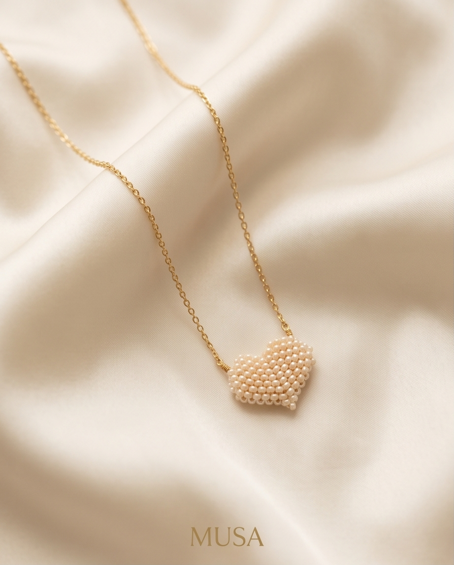 Sugar heart (beige)