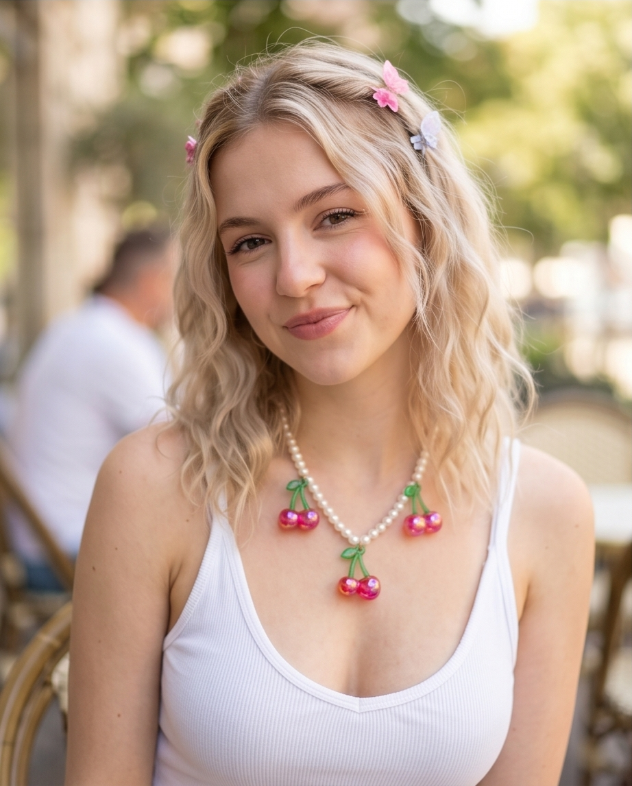Cherry necklace
