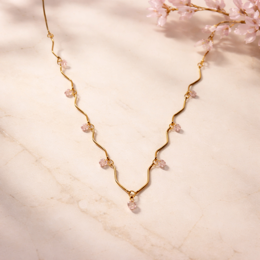 Cencia necklace (pink)