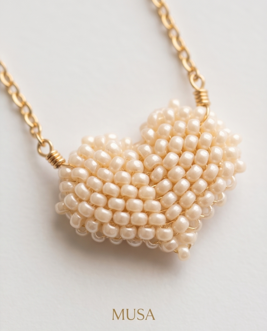 Sugar heart (beige)