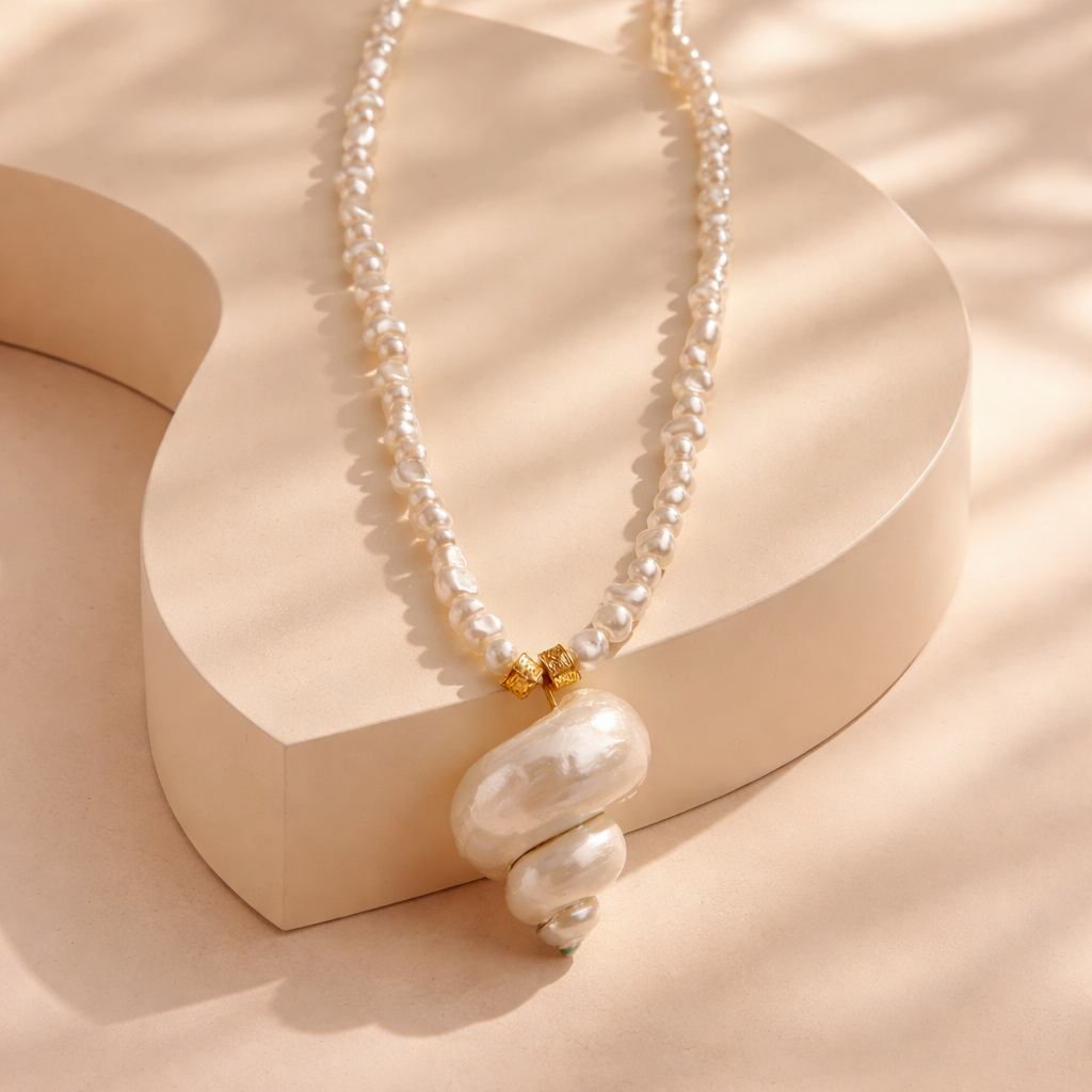 Corfu necklace (white)