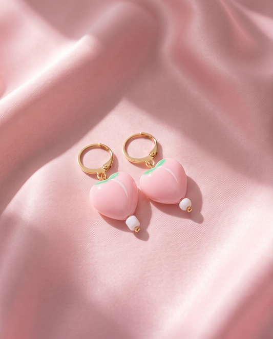 Fruity earrings (peach)