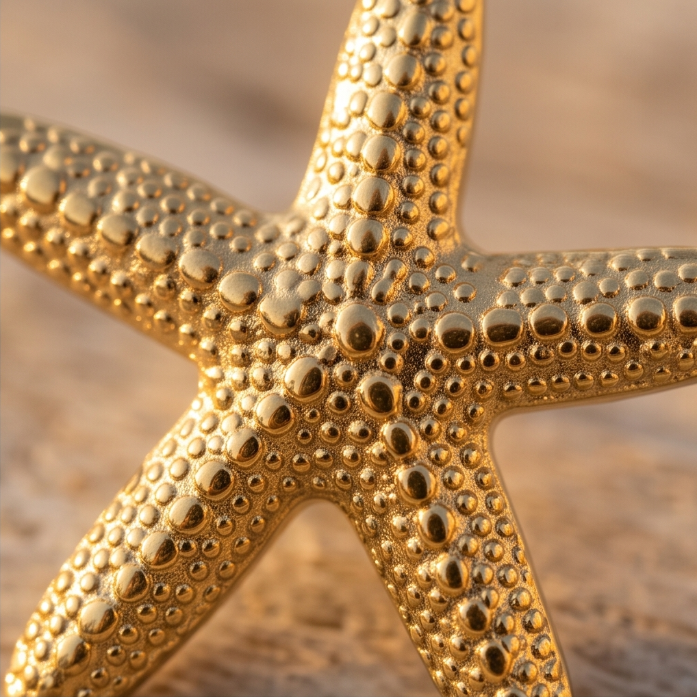 Gold starfish