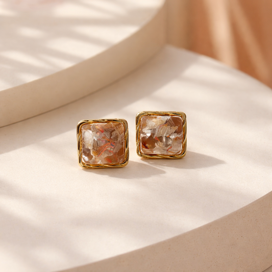 Hlektra earrings (brown)