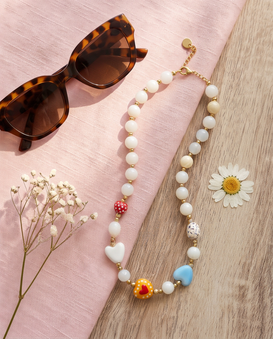 Niriida necklace (white)