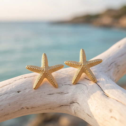 Gold starfish