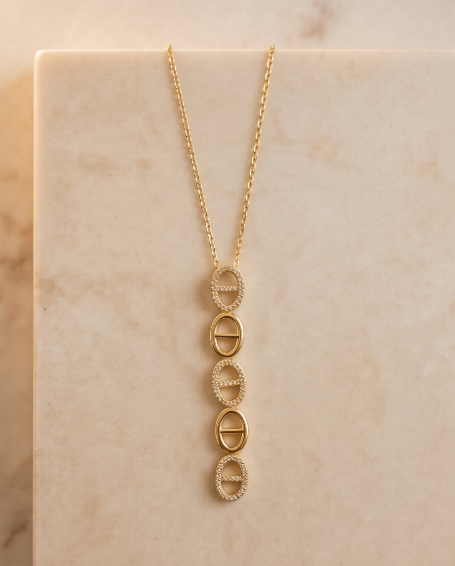 Vivian necklace (gold)