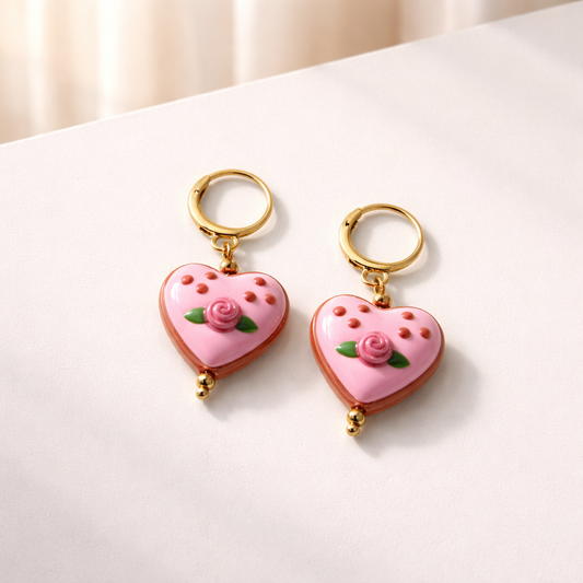 Flower Murano earrings