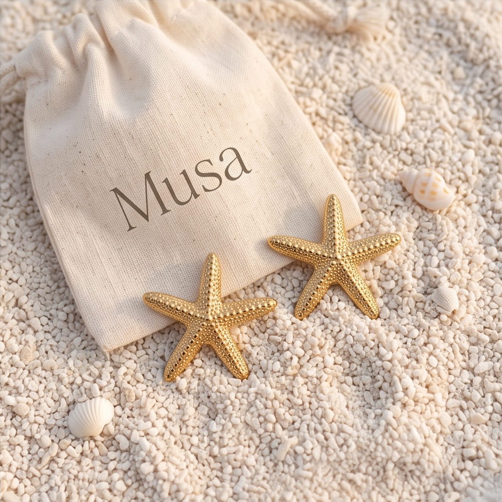 Gold starfish