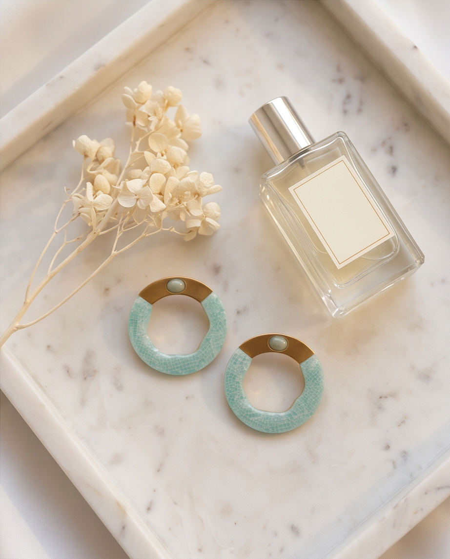 Siena earrings (mint)