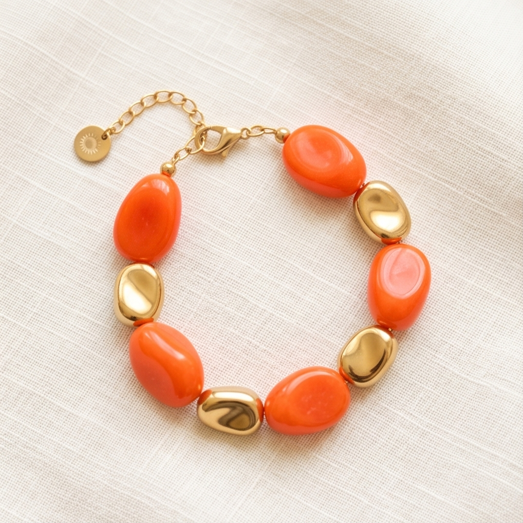 Areti bracelet (orange)