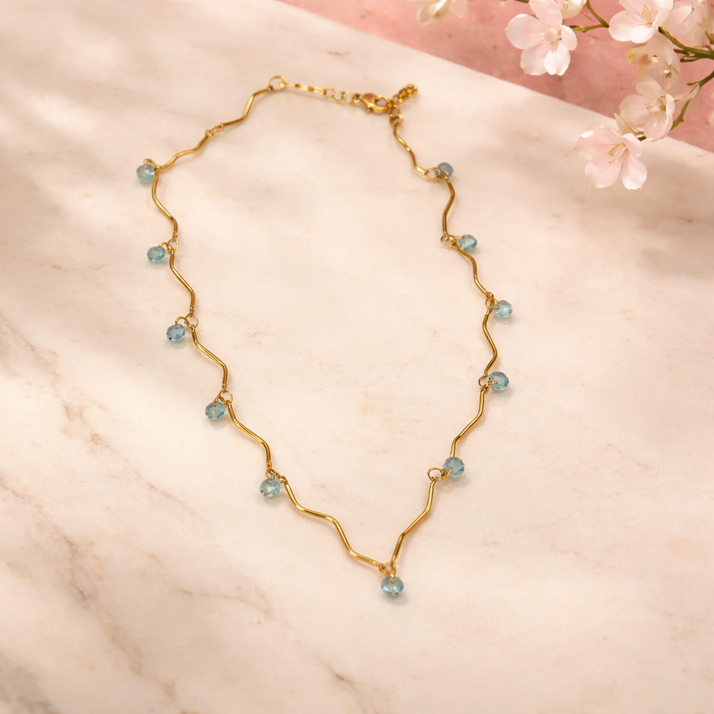 Cencia necklace (turquoise)