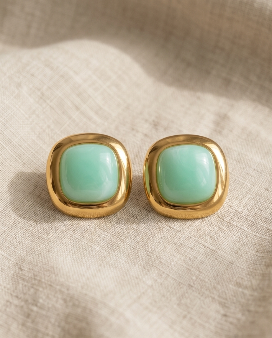 Diana earrings (mint)