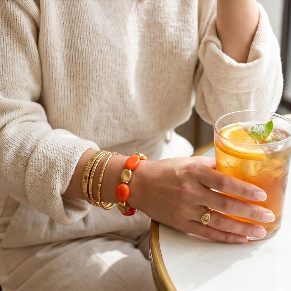Areti bracelet (orange)