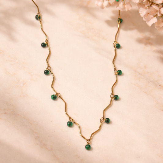Cencia necklace (green)