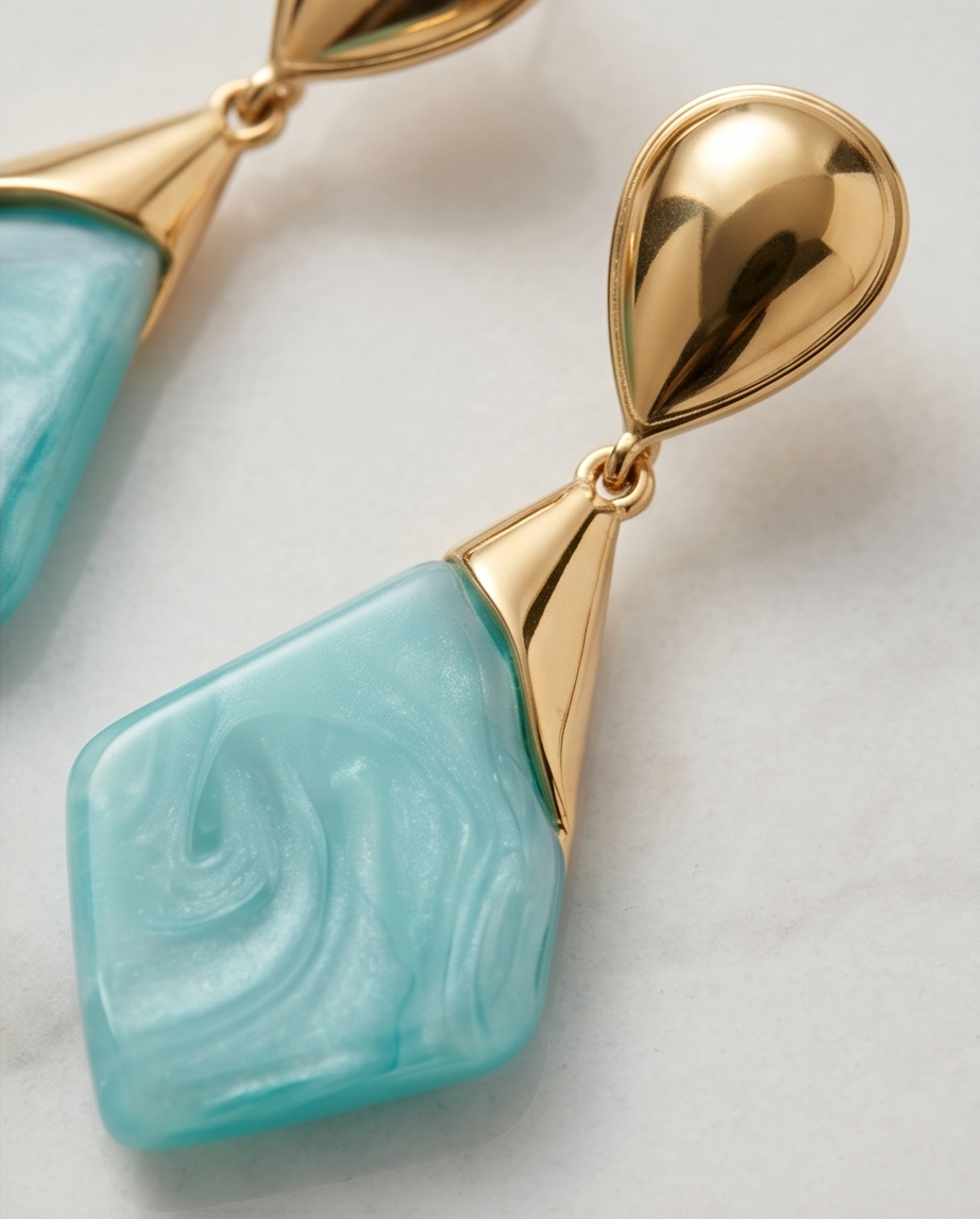 Bibiane earrings (turquoise)