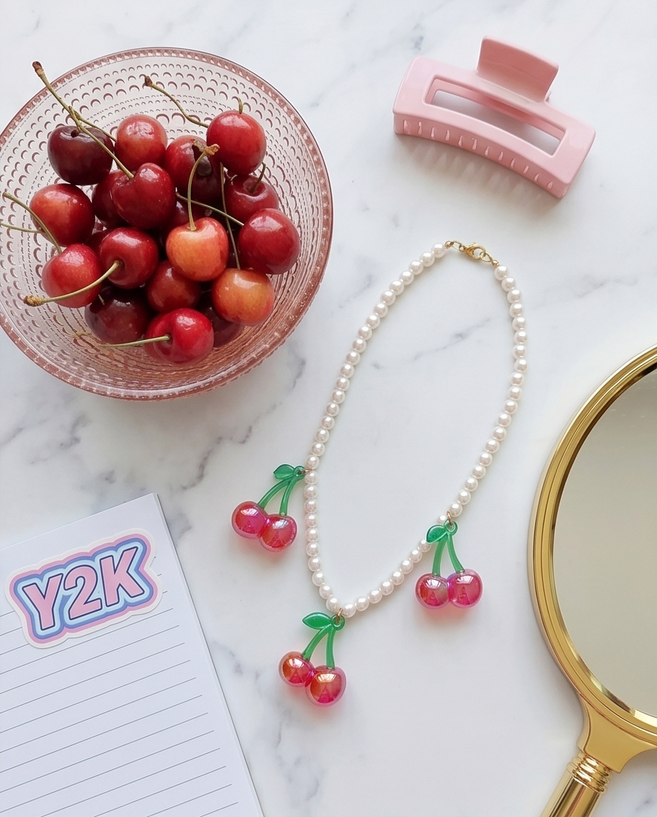 Cherry necklace