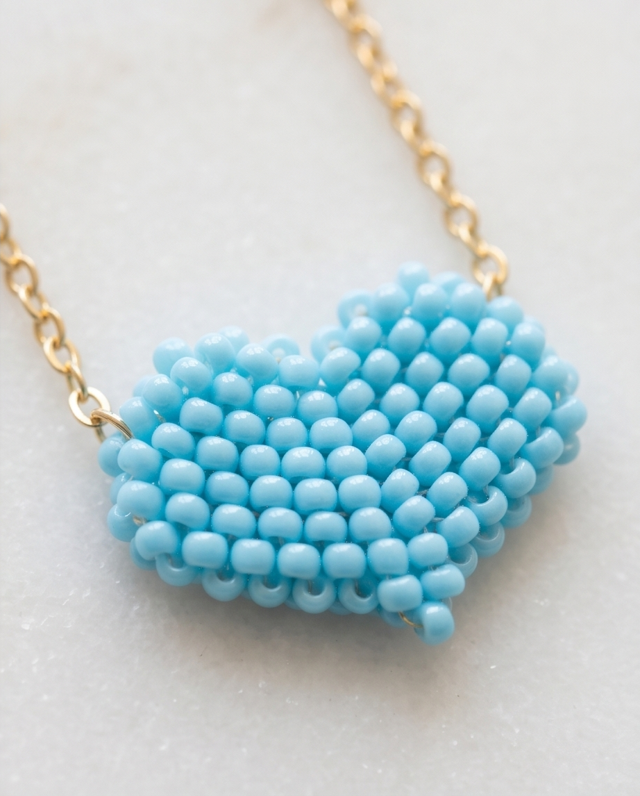 Sugar heart (light blue)