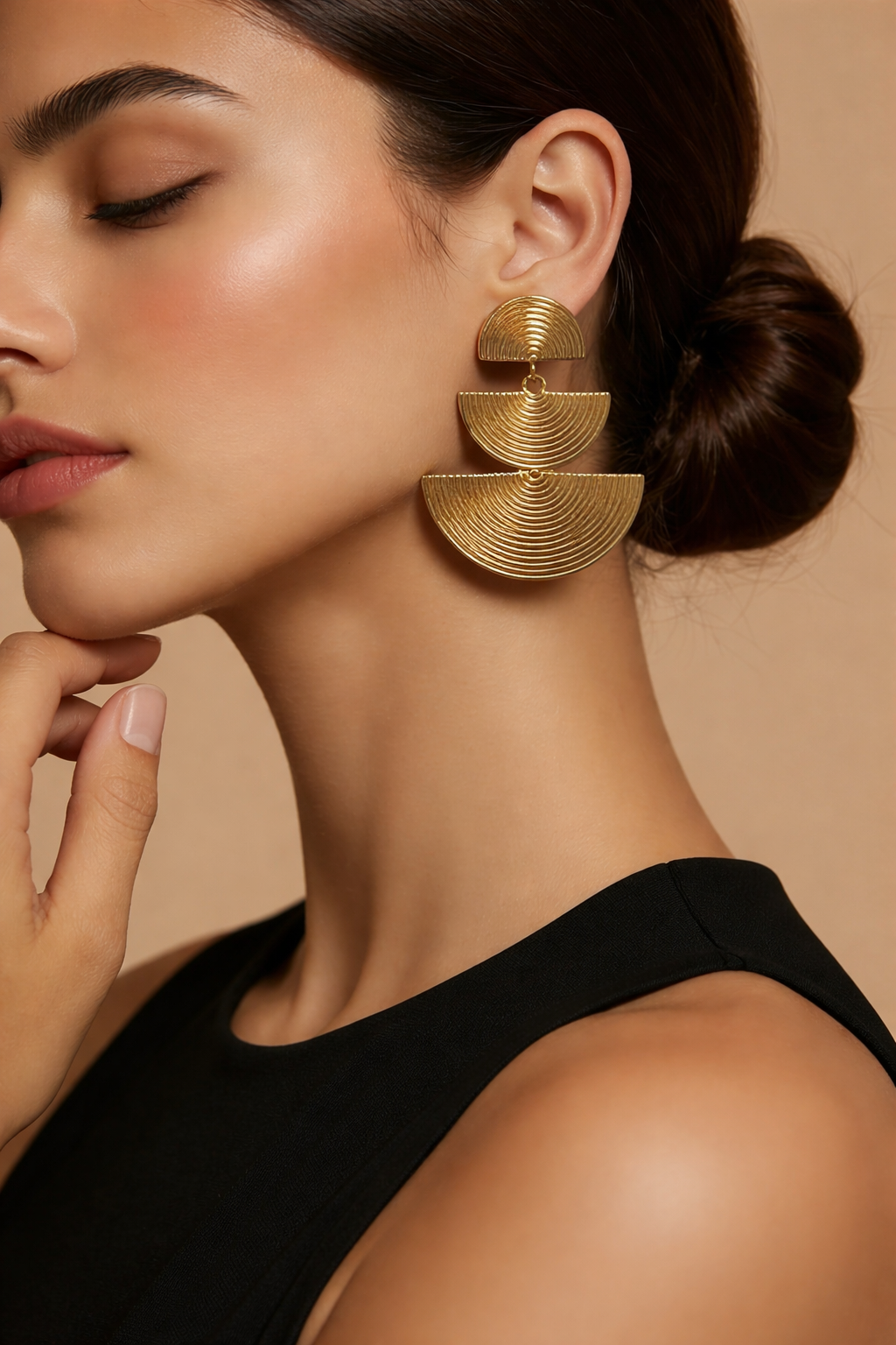 Pyramid earrings