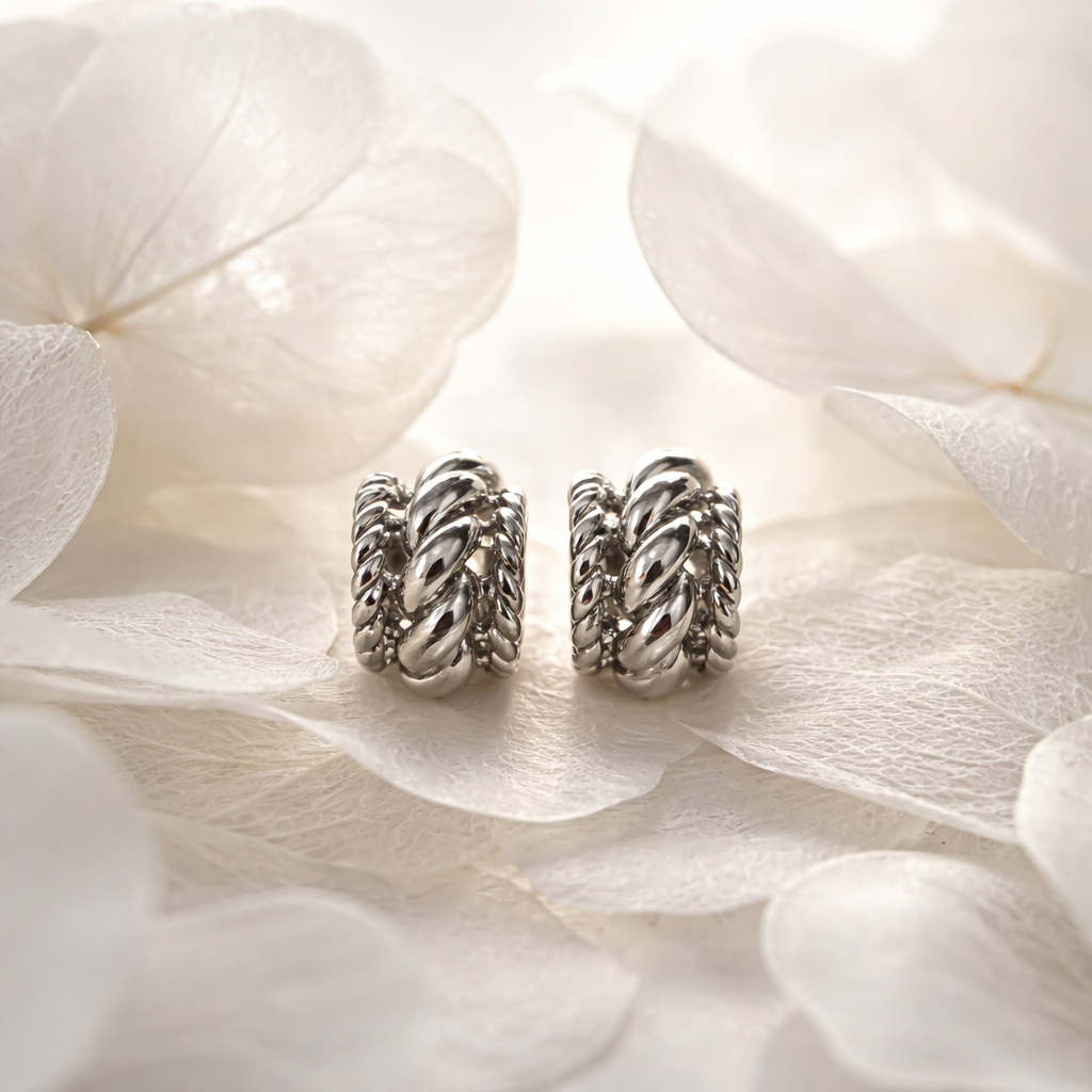 Jasmine earrings (silver)