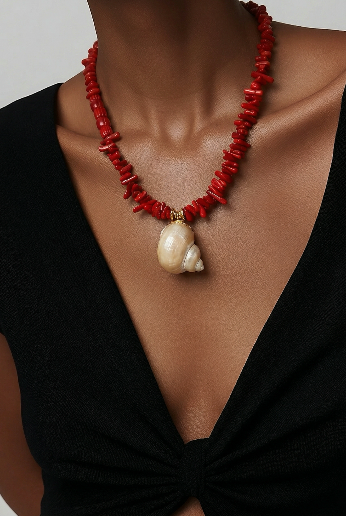 Corfu necklace (red)