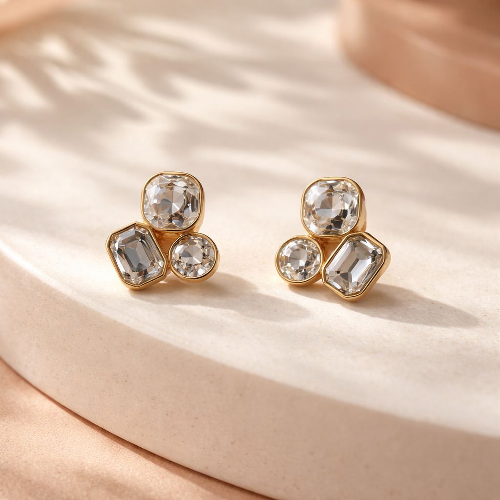 Landina earrings (white)