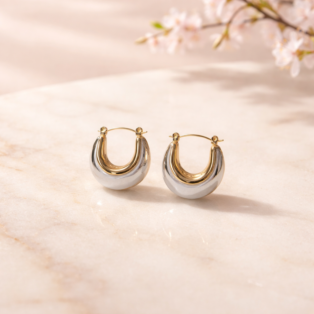Filiana hoops (white)